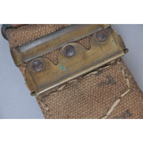 15 - British Made 1901 Mills & Orndorf Bandolier Captured & Used by the Boers. Of canvas & le... 
