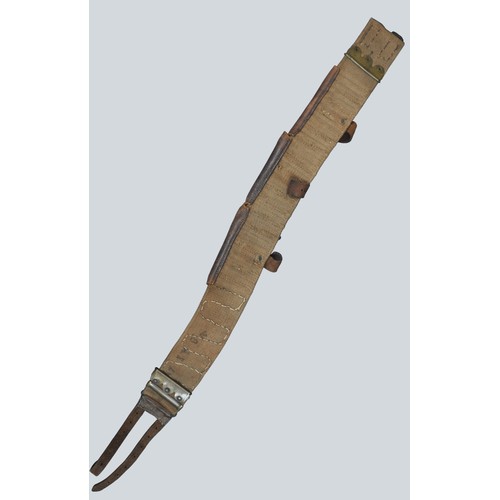 15 - British Made 1901 Mills & Orndorf Bandolier Captured & Used by the Boers. Of canvas & le... 