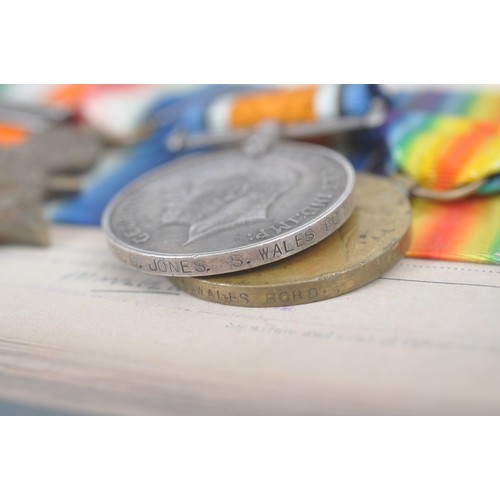 12 - 1st July 1916 Somme casualty group to 6366 Private George Jones of the South Wales Borderers born 18... 