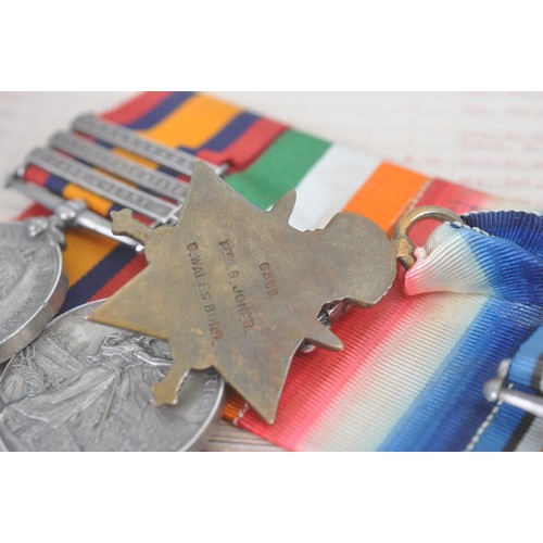 12 - 1st July 1916 Somme casualty group to 6366 Private George Jones of the South Wales Borderers born 18... 
