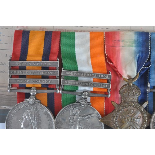 12 - 1st July 1916 Somme casualty group to 6366 Private George Jones of the South Wales Borderers born 18... 