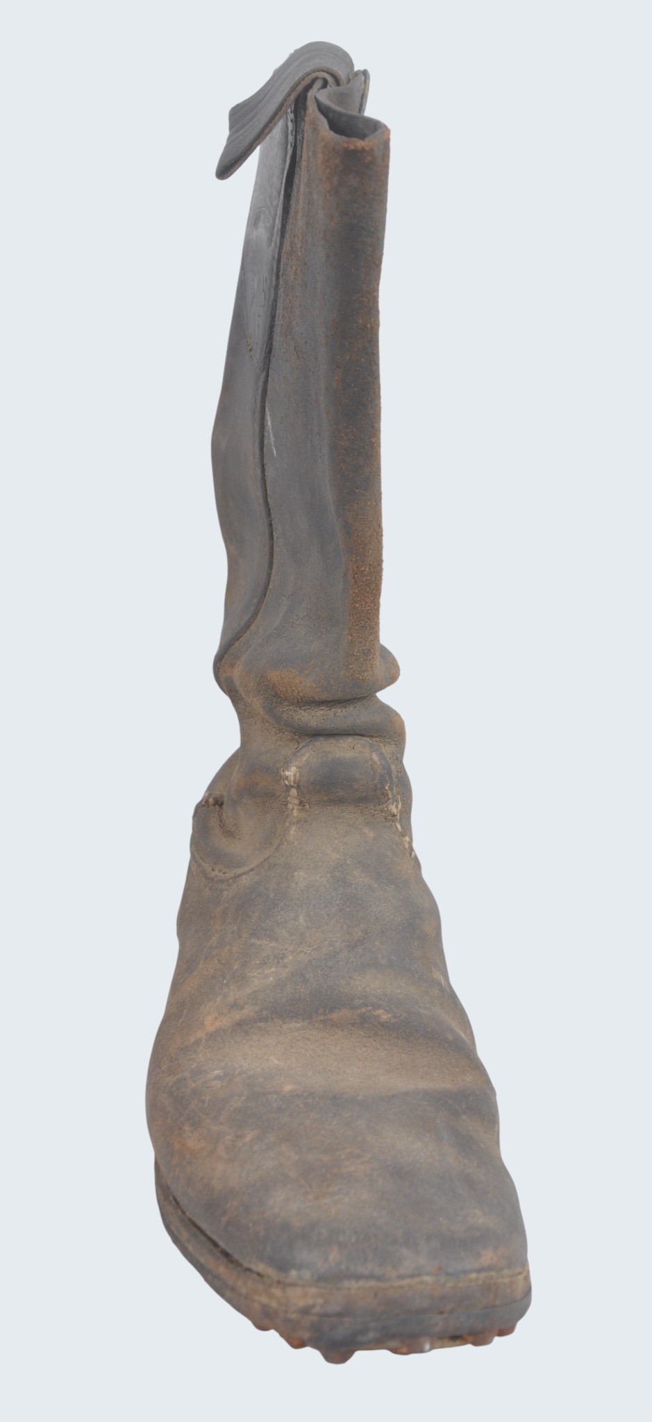 WW1 German Marching Boot ( One Only ) .With Saxon Depot Marking Dated ...