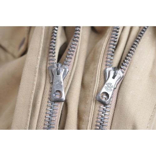 55 - WW2 British Tank 'Pixie' Suit dated 1944 & complete with hood & all working zippers. Integra... 