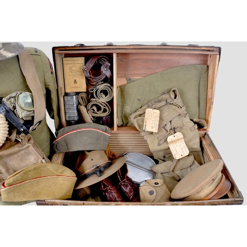 157 - WW1 US Army Engineers Officers Uniform & Kit. From a First Lieutenant who served with the 37th E... 