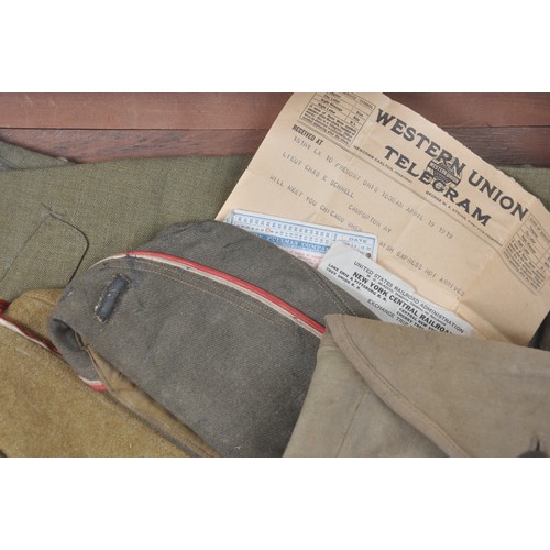 157 - WW1 US Army Engineers Officers Uniform & Kit. From a First Lieutenant who served with the 37th E... 