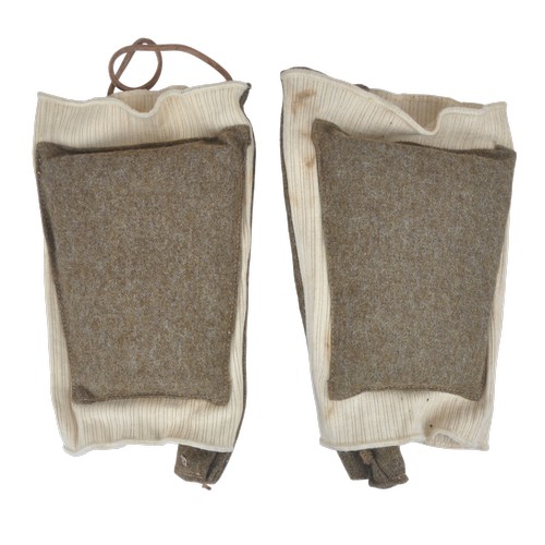 37 - WW2 British Issue Kneepads for SOE/Airborne Troops . Issued to paratroopers & members of the SOE... 