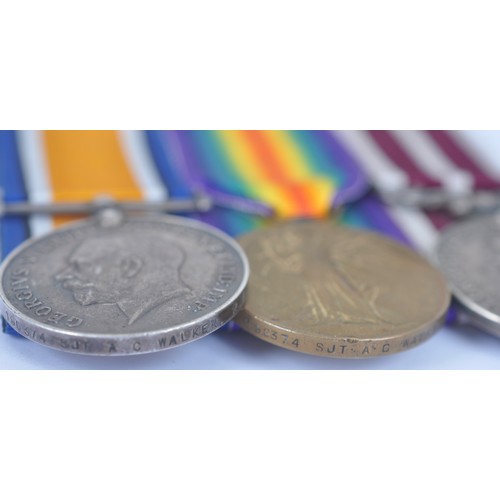 4 - WW1 Meritorious Service Medal Group , Royal Engineers. Awarded to 1903744 SJT C.WALKER ROYAL ENGINEE... 