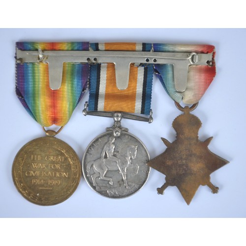 6 - WW1 Seaforth Highlanders 1914 Star Trio. Awarded 10523 Pte COLIN STIRLING 1/SEAFORTH HIGHLANDERS . A... 