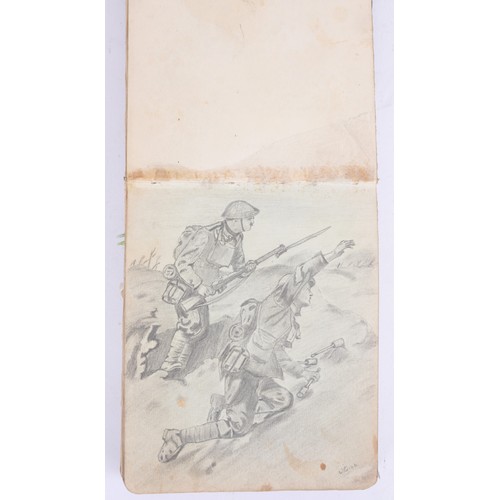 57 - WW1 Collection Of Pencil Drawn Military Personalities & Soldiers With A Collection Of Various 19... 