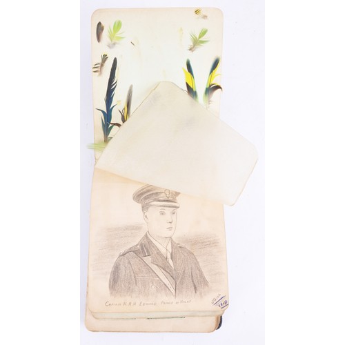57 - WW1 Collection Of Pencil Drawn Military Personalities & Soldiers With A Collection Of Various 19... 