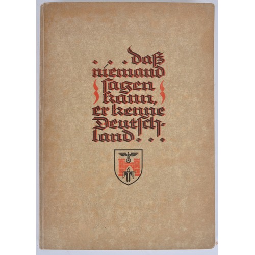 161 - WW2 German 'Dass Niemand Sagen Kann, Er Kenne Deutschland' book (No One Can Say 'I Know Germany') 19... 