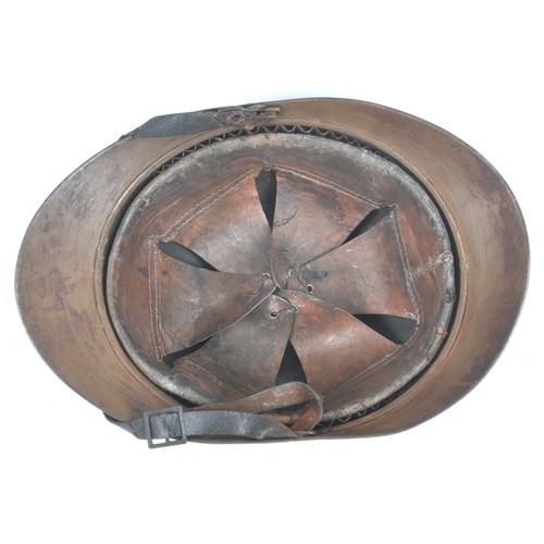 41 - WW1 French Armee D'Afrique Medical Adrian. Scarce Great War Adrian helmet of medical troops with ori... 