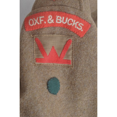 126 - 1st Battalion Ox & Bucks , 53rd Welsh Inf.Division Officer Battledress - Landed Normandy June 19... 