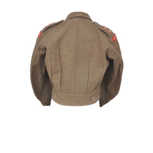 126 - 1st Battalion Ox & Bucks , 53rd Welsh Inf.Division Officer Battledress - Landed Normandy June 19... 