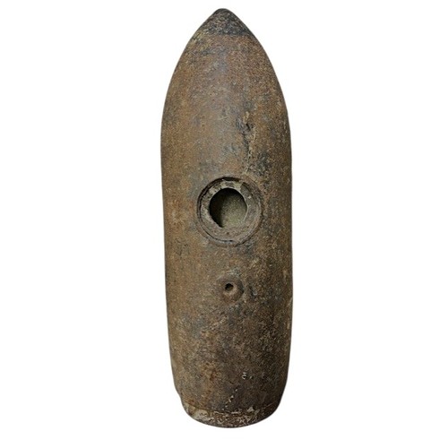 162 - WW2 German 50KG Aerial Bomb. Reputedly dropped on Portsmouth in WW2 & kept as a gate guard by a ... 