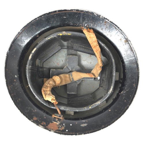 108 - WW2 Home Front 'London Transport' Spotters Helmet 1940. Scarce helmet of the London Transport Route ... 
