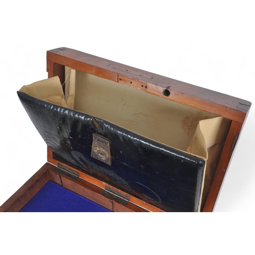 33 - Victorian Era Mahogany Dentists Cabinet/Medal Collectors Chest. Used to house an old medal collectio... 