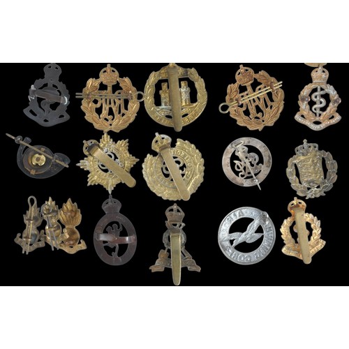 2 - Quantity of British Army & RAF Cap Badges Of Various Periods.