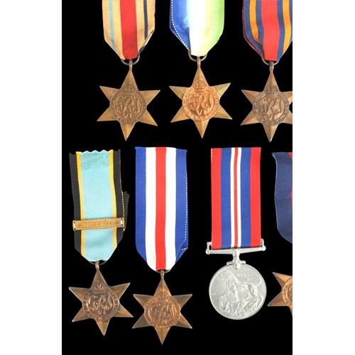 36 - A Quantity Of WW2 Campaign & War Medals. Comprising Atlantic Star, Burma Star, Pacific Star, Cop... 