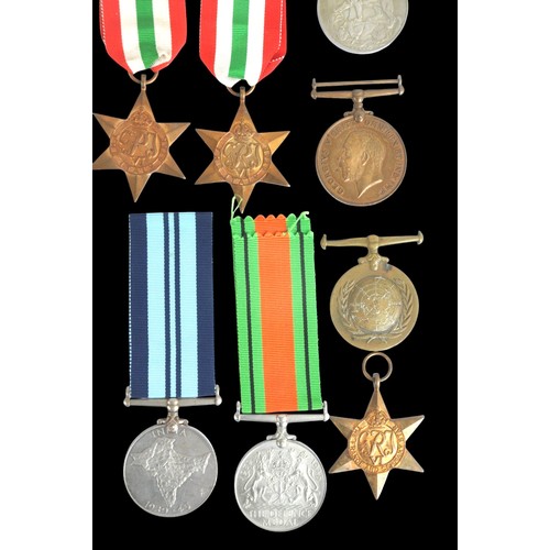 36 - A Quantity Of WW2 Campaign & War Medals. Comprising Atlantic Star, Burma Star, Pacific Star, Cop... 