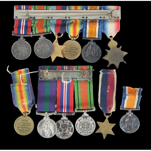 34 - Group Of Miniature Medals WW1/WW2.