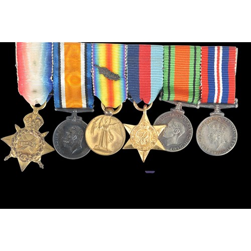 34 - Group Of Miniature Medals WW1/WW2.