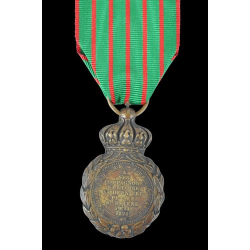 13 - France St.Helena Medal. The first French campaign medal established 1857 by Napoleon III to recognis... 