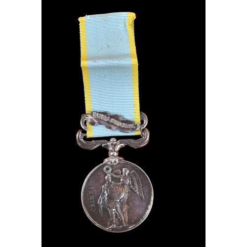 30 - Crimea Medal 1854/56 East Devonshires With One Clasp Sebastopol. 3956 Pvt B.Waller 1st Batt. 20th Re... 