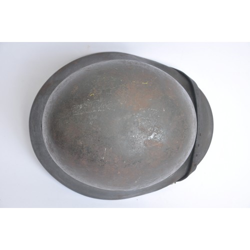 171 - WW2 German M40 Single Decal Army Helmet named 'Hormann'. An M40 single decal army combat helmet comp... 