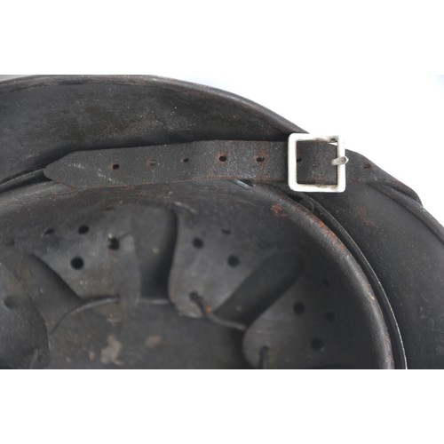 171 - WW2 German M40 Single Decal Army Helmet named 'Hormann'. An M40 single decal army combat helmet comp... 