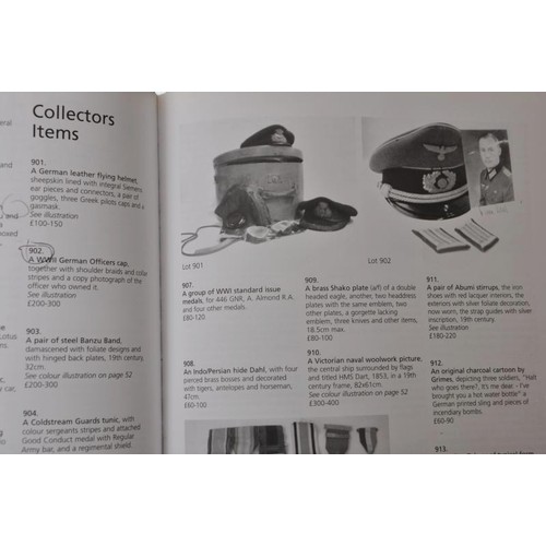174 - Panzer Officers Peaked Cap & Insignia With Provenance. A very nice grouping reputedly from the s... 