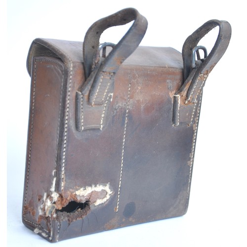 76 - Cavalry Officers Bullet Damaged Ration Box this part of the cavalry equipment as purchased by office... 