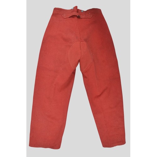 50 - WW1 French Infantry Trousers with markings to the 68th Infantry Regiment ( 68 De Ligne ) . As worn 1... 