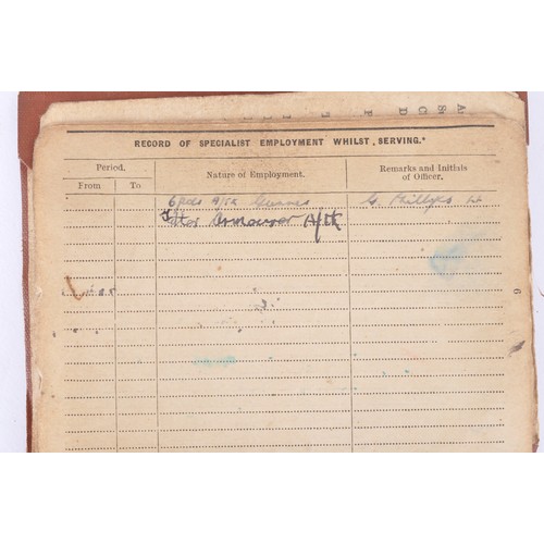 127 - D-Day 6/6/44 Parachute Regiment Grouping Of Paybook & Para Regiment Economy Cap Badge. A British... 