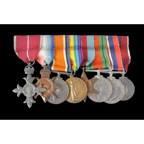 38A - MBE Great War & WW2 Medal Group Of Eight To Sir Roger Sewell Bacon. MBE medal group to Sir Roger... 