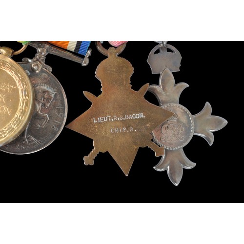 38A - MBE Great War & WW2 Medal Group Of Eight To Sir Roger Sewell Bacon. MBE medal group to Sir Roger... 