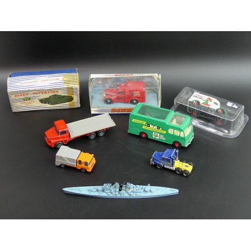 212 - Matchbox, Corgi and Dinky die-cast vehicles and a Centurion Tank box.