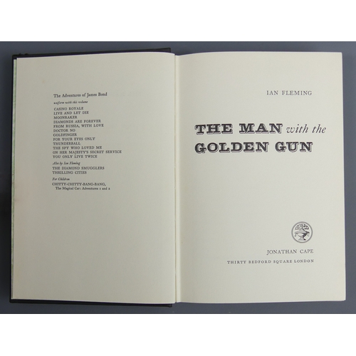 202 - Ian Fleming 'The Man With The Golden Gun' 1965 1st edition published by Richard Clay, 'Diamonds Are ... 