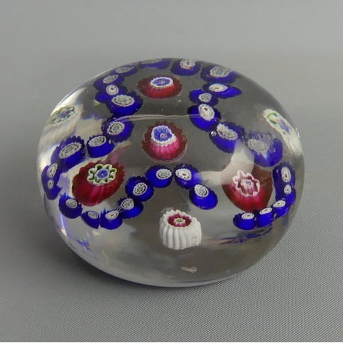 130 - Antique Clichy? French glass paperweight, circa 1850. 6.5 cm in diameter. UK Postage £12.