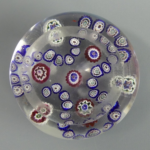 130 - Antique Clichy? French glass paperweight, circa 1850. 6.5 cm in diameter. UK Postage £12.