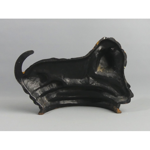 295b - Cast iron doorstop in the form of a Basset hound, 34 x 22 cm. UK Postage £16.