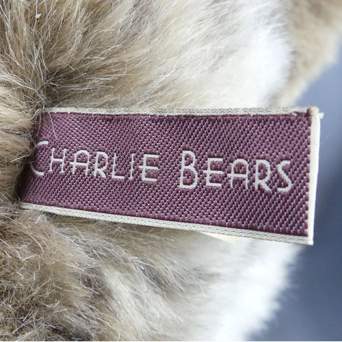 302 - Charlie Bear Captain Snuggleton with a bell collar, no. CB141461. 65 cm. UK Postage £18.