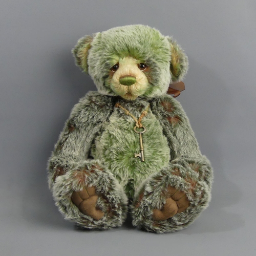 304 - Charlie Bear, Loulabelle with key, no. CB141441. 47 cm. UK Postage £15.