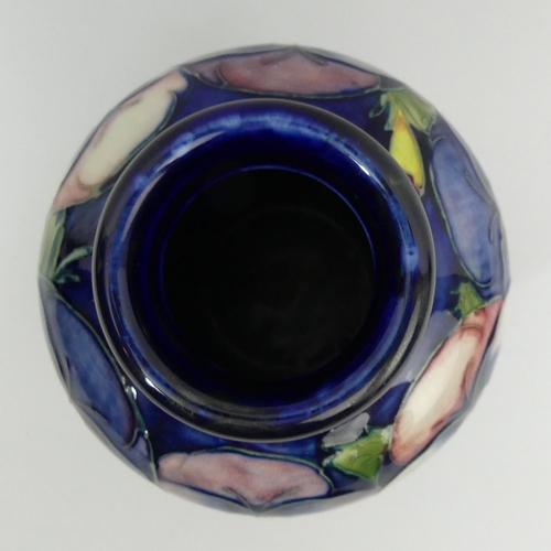 304 - Moorcroft art pottery Pansy design vase, 1930's. 15 cm. UK Postage £12.