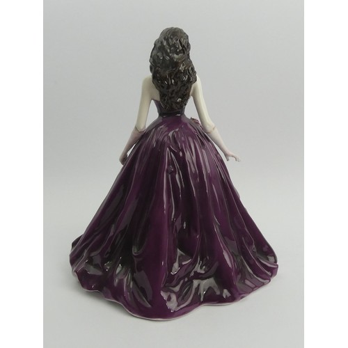 342 - Royal Worcester limited edition Charlotte Figurine of the year 2002. 23.5 cm. UK Postage £15.