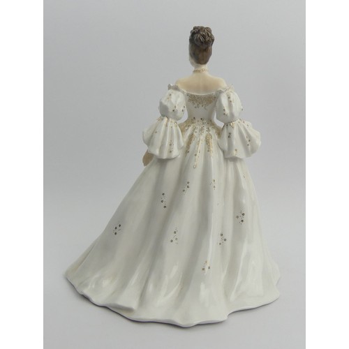 345 - Royal Worcester limited edition figurine Christina, 25 cm. UK Postage £16.