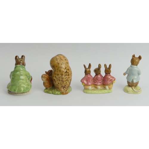 214 - Four Beswick Beatrix Potter figures. UK Postage £12.