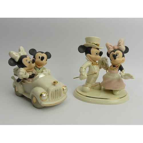 227 - Two Lennox Disney showcase figures, 