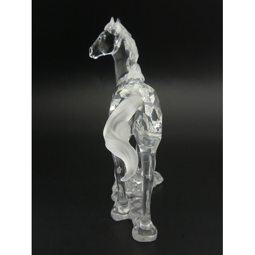 259 - Swarovski crystal Horse (Mare) in original box 860864. 13.5cm. UK Postage £12.