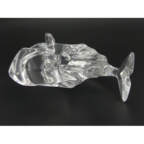 269 - Swarovski crystal Dolphin on a Wave 190365 in original box, 10cm high. UK Postage £14.